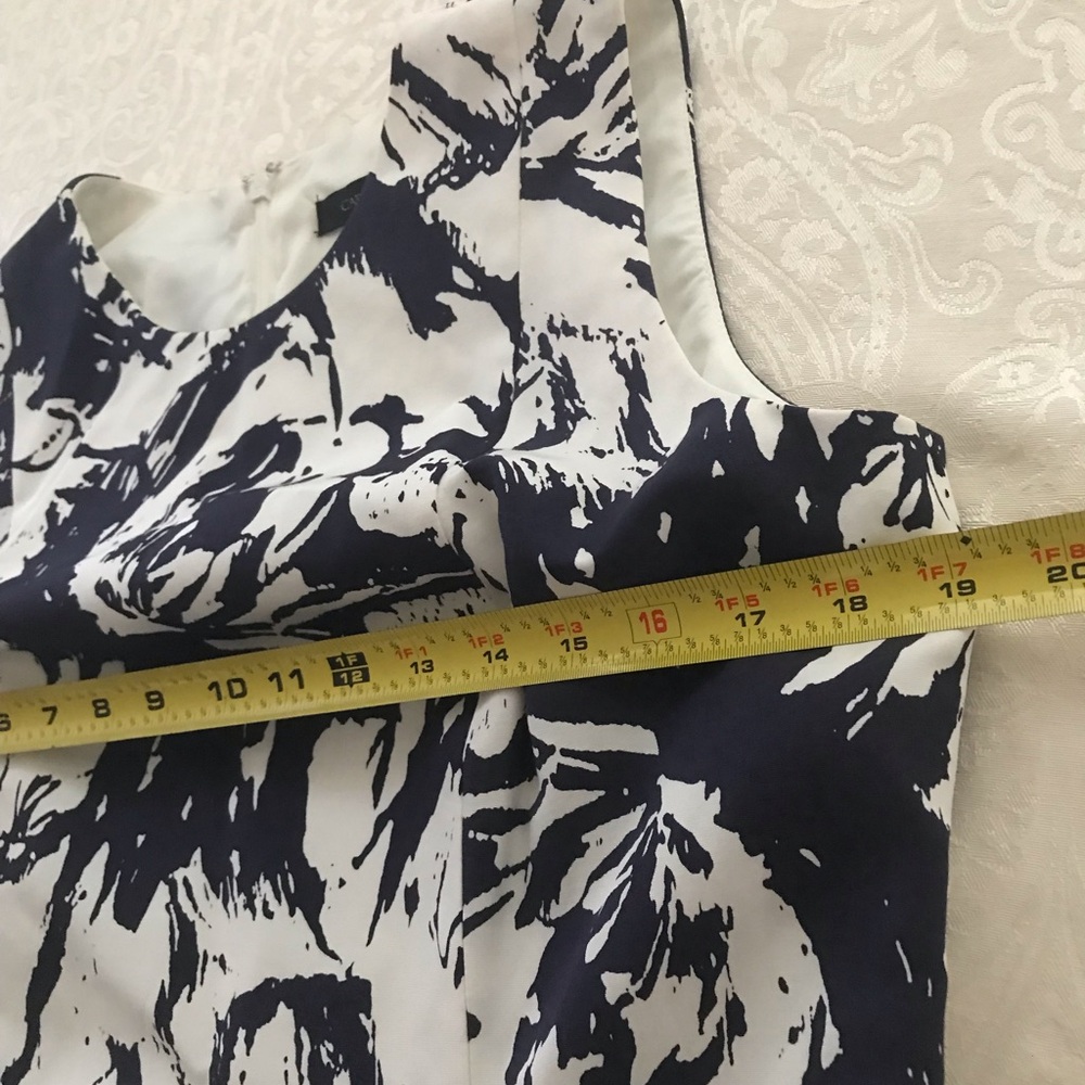 NWT! CARMEN MARC VALVO floral midi dress SZ 12 - Picture 13 of 15
